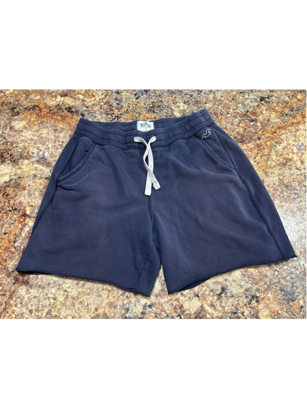 Hollister Must-Have Navy Fleece Sweat Shorts